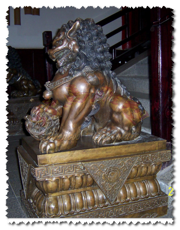 中式狮子雕塑